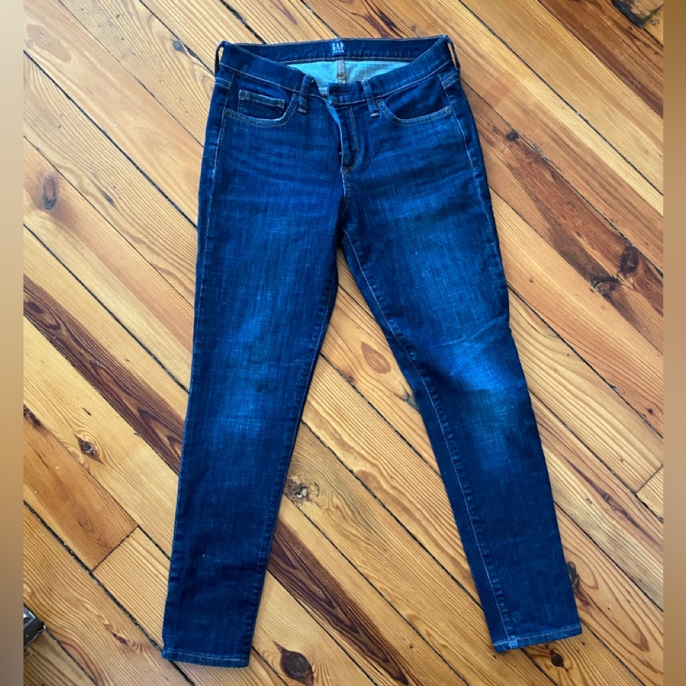 GAP True Skinny MidRise Jeans Sz 27 Petite